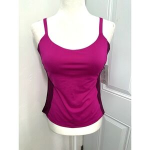 Athleta Swim Top Womens 36 B/C Pink Coastline Tankini Swimwear‎ Beach Vacation